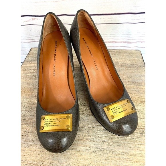 Marc by Marc Jacobs Leather Heels - Picture 2 of 8